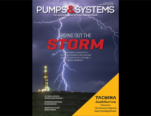 Tacmina Featured in Pumps & Systems Magazine