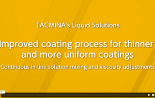 Tacmina Video Cover Thumbnail Improved Coating Process For Thinner Coating