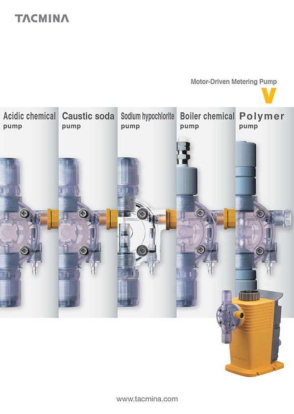 Tacmina Brochure Cover V Series Motor Driven Metering Pump